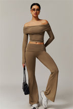 Chanel Longsleeve & Flare Leggings