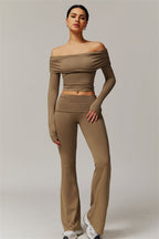 Chanel Longsleeve & Flare Leggings