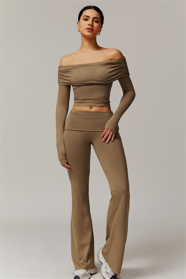 Chanel Longsleeve & Flare Leggings